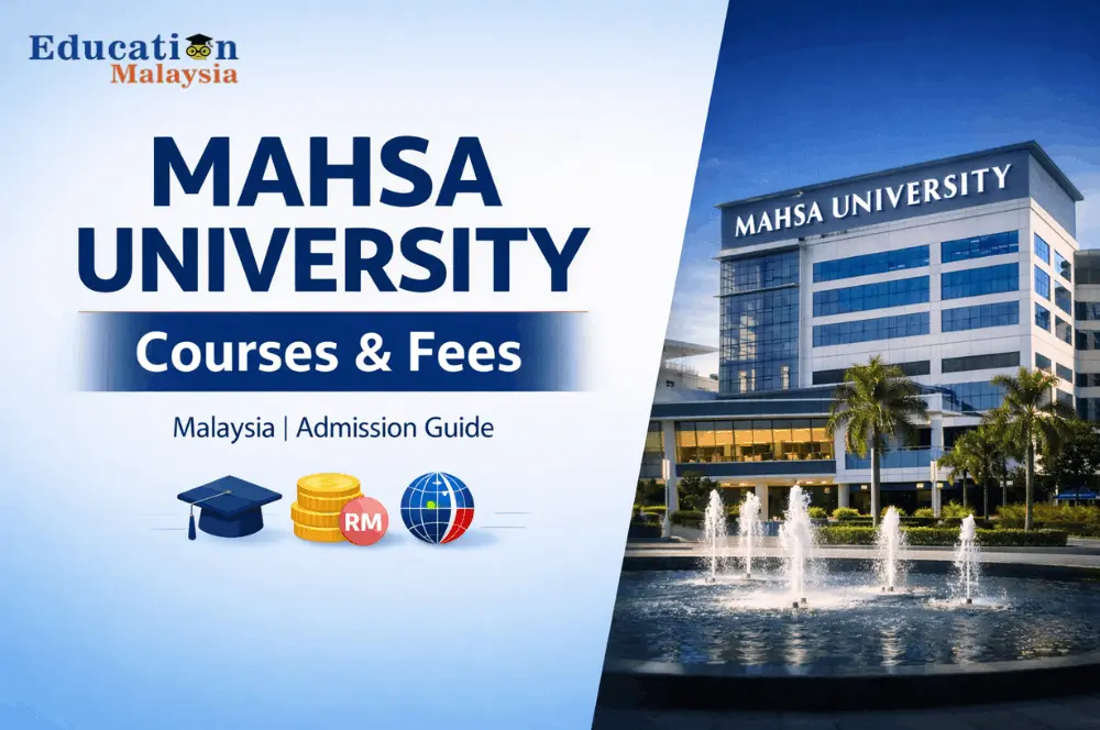 How to Get Admission at MAHSA University: Courses + Fees